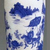  漫谈明清之际青花山水瓷器(组图)