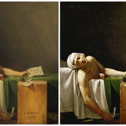 在比利时皇家美术博物馆，打开《马拉之死》的盲盒
(比利时皇家艺术学院)