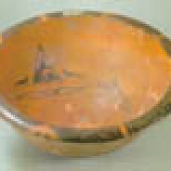  中国画的起源-彩陶盆
