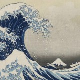 除了神奈川的巨浪，你知道葛饰北斋还画过刘邦和王母娘娘吗？
(神奈川巨浪壁纸)